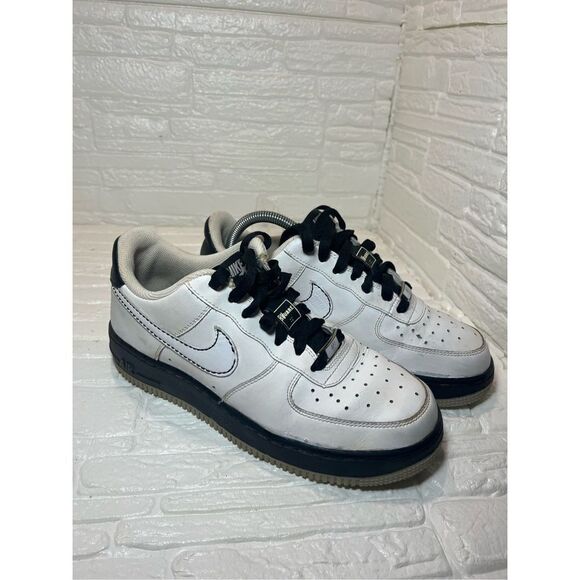 NIKE AIR FORCE 1 XXV Low '07 Shoes PATTERSON SQUARE GARDEN White Black - Picture 4 of 11